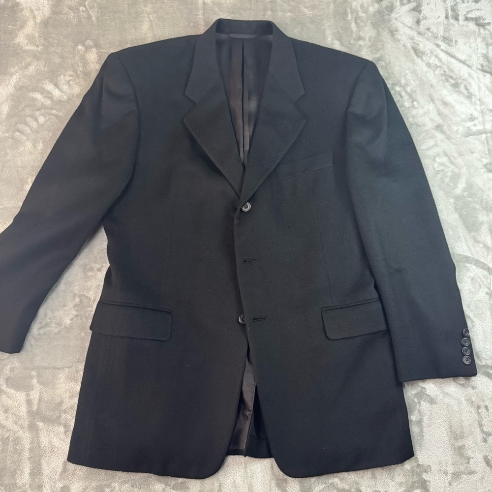 HICKEY FREEMAN Mens Camel Hair Blazer Sport Coat Casual Jacket Size 42R Suit USA